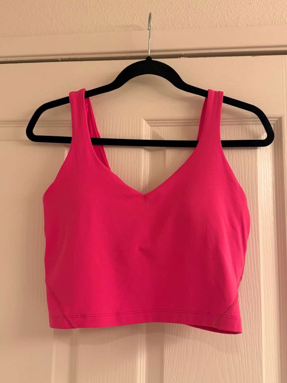 lululemon athletica Pink V-Neck Tank Bralette